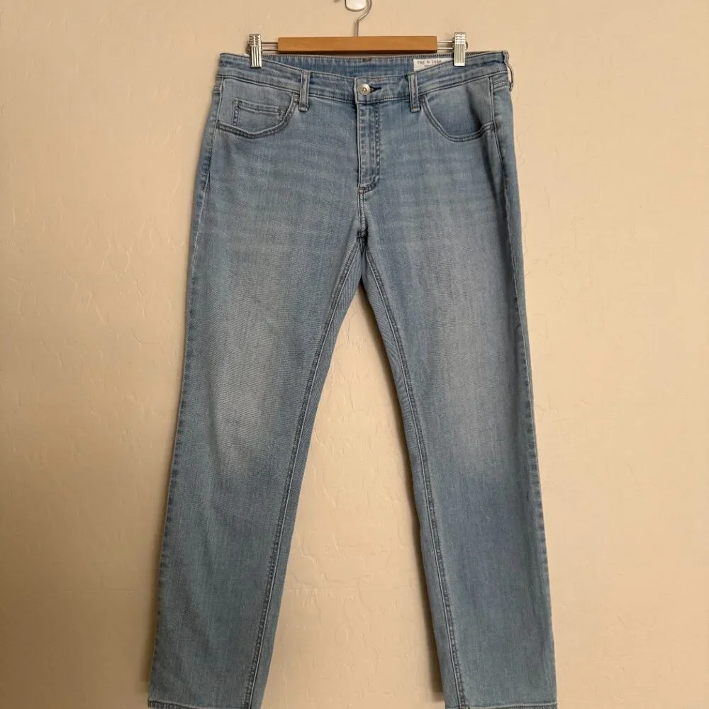 Rag & Bone Dylan Low Rise Slim Boyfriend Jeans Denim Size 30 Light Wash - Picture 6 of 10